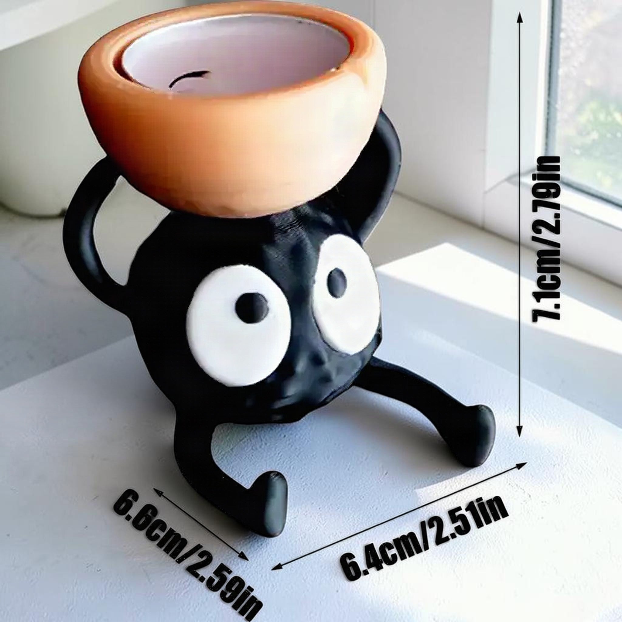 Briquette-Style Tea Light Candle Holder