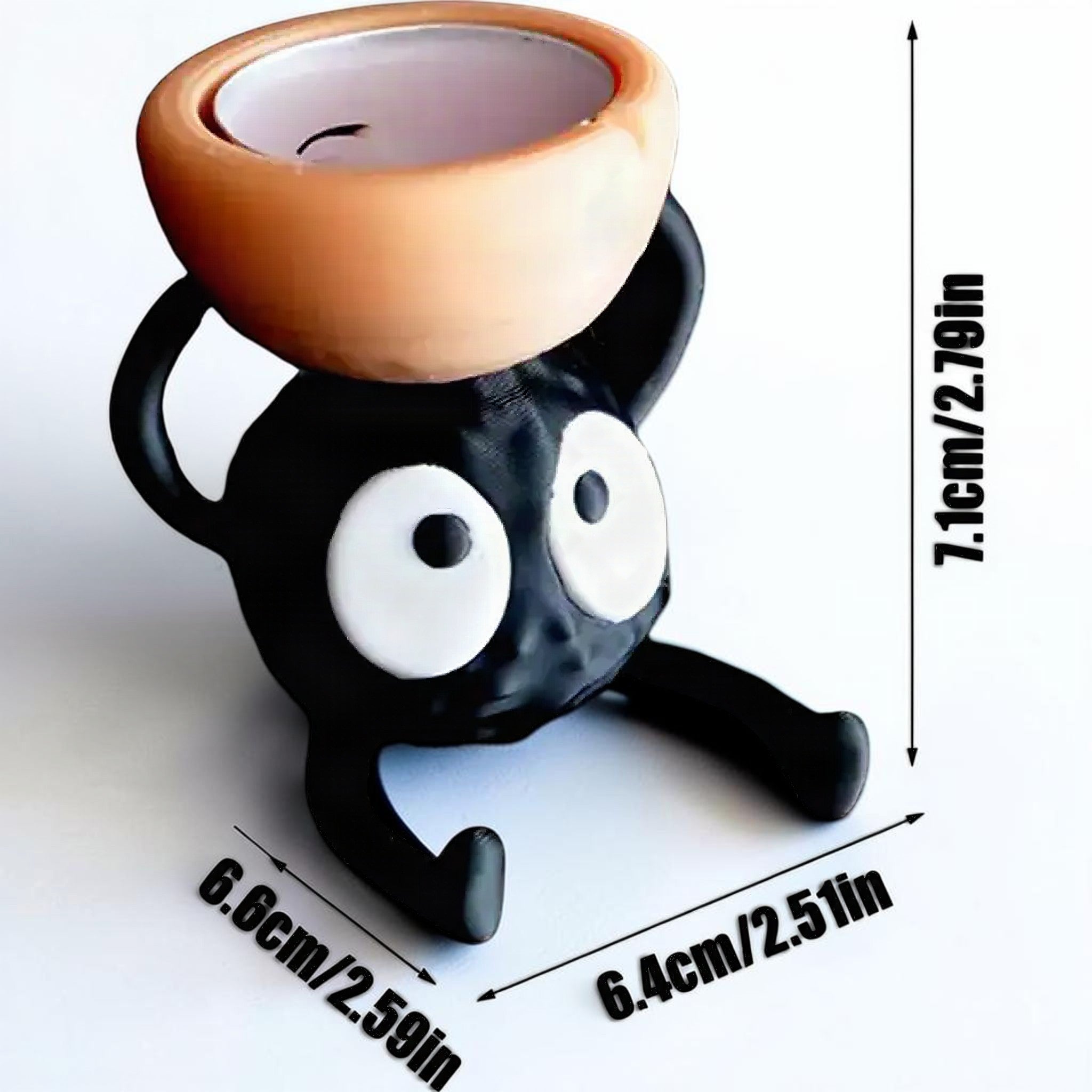 Briquette-Style Tea Light Candle Holder