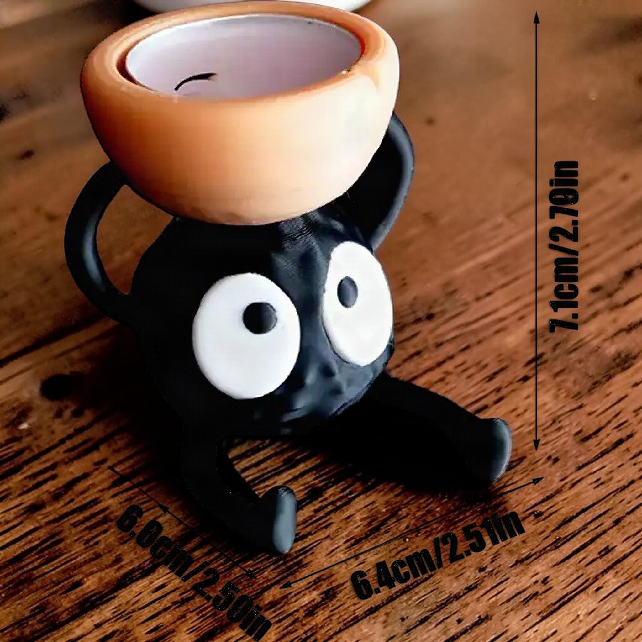 Briquette-Style Tea Light Candle Holder