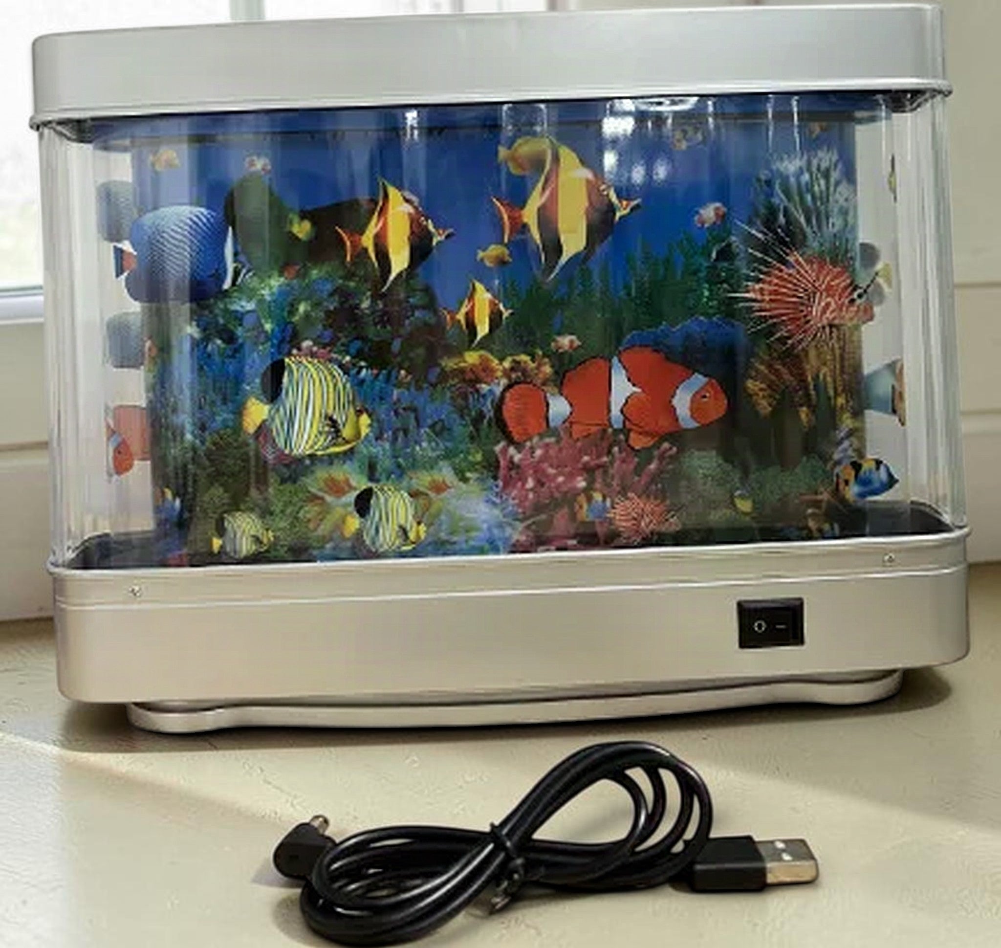 USB Aquarium Effect Night Light