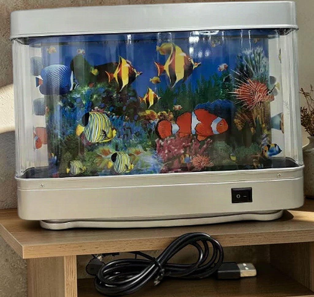 USB Aquarium Effect Night Light