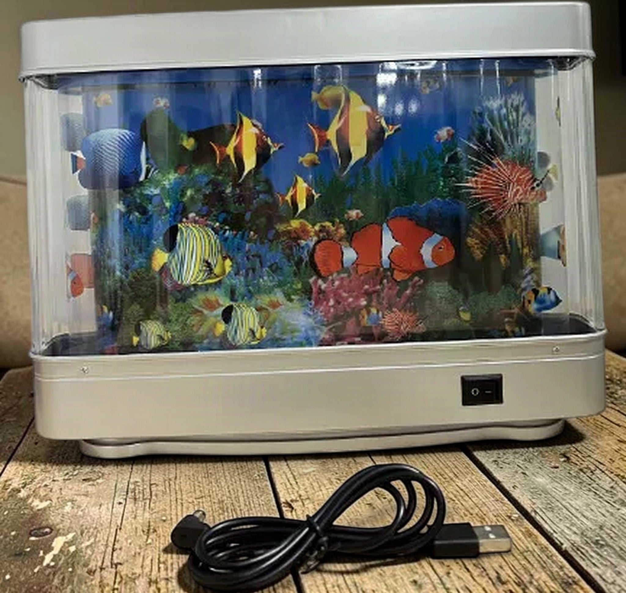 USB Aquarium Effect Night Light