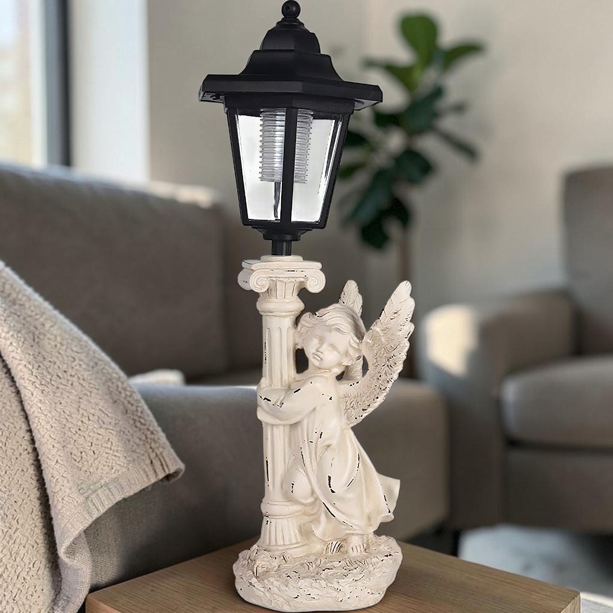 Solar Angel Garden Statue Light