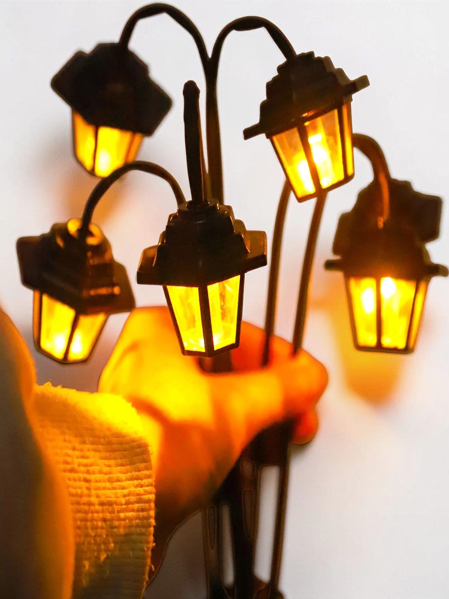 Solar-Powered Retro Lantern Light