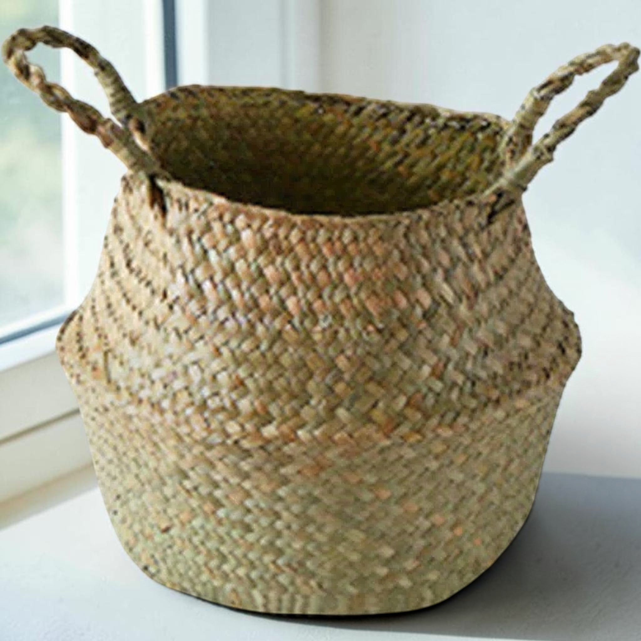 Seagrass Wicker Storage Basket