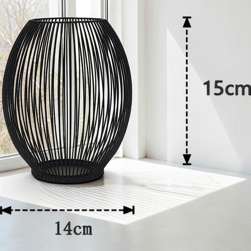 Black Lantern Candle Holder