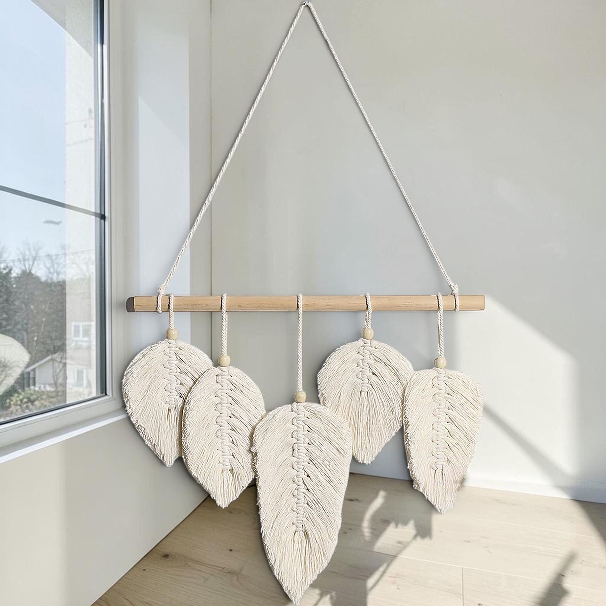 Leaf Macrame Wall Hanging