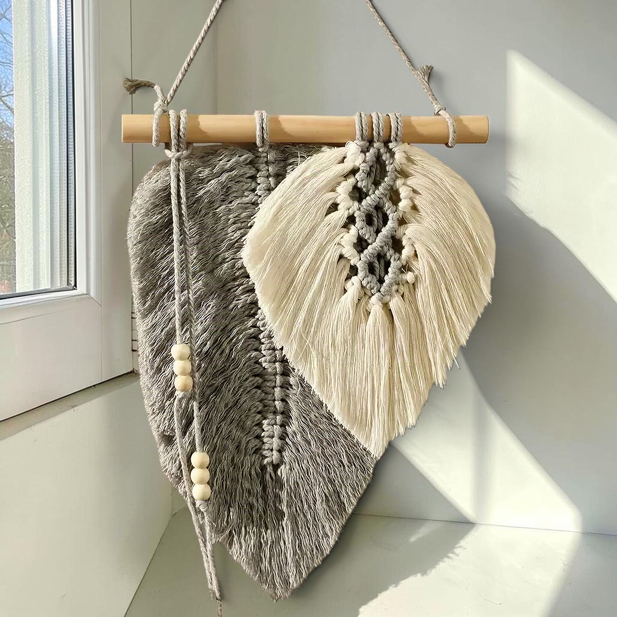 Macrame Leaf Wall Hanging