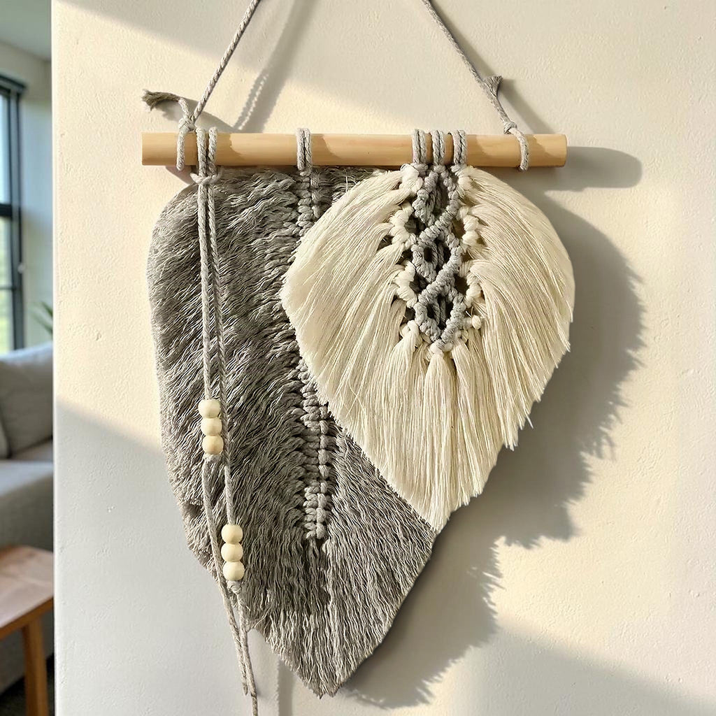 Macrame Leaf Wall Hanging