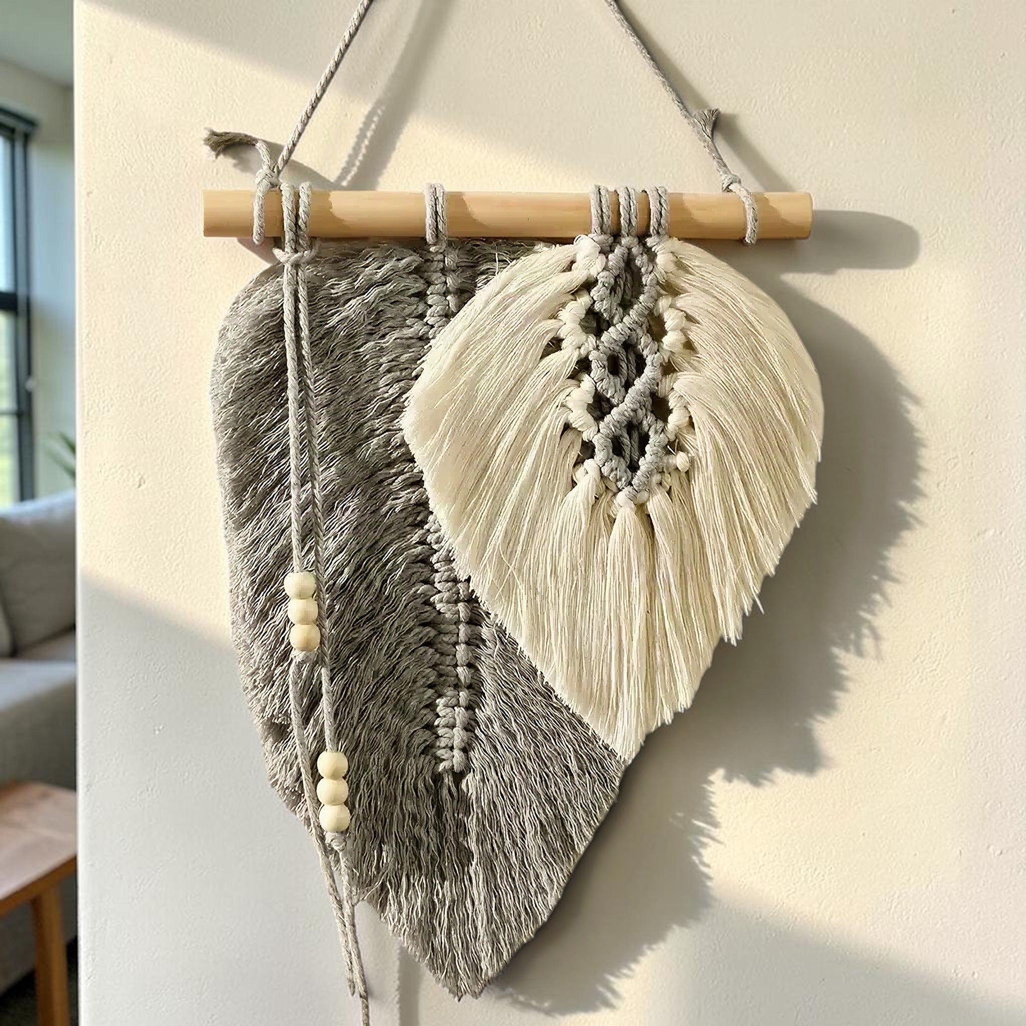 Macrame Leaf Wall Hanging