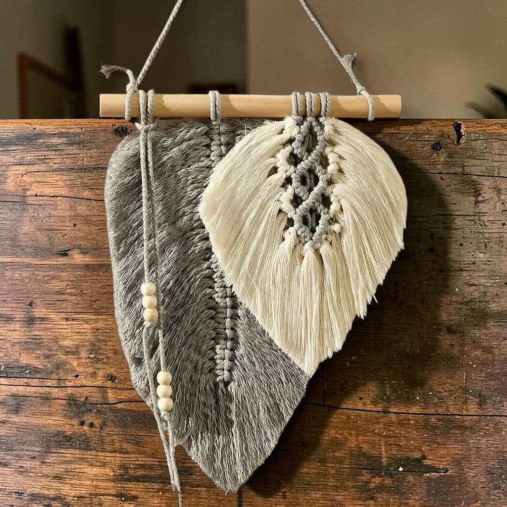 Macrame Leaf Wall Hanging