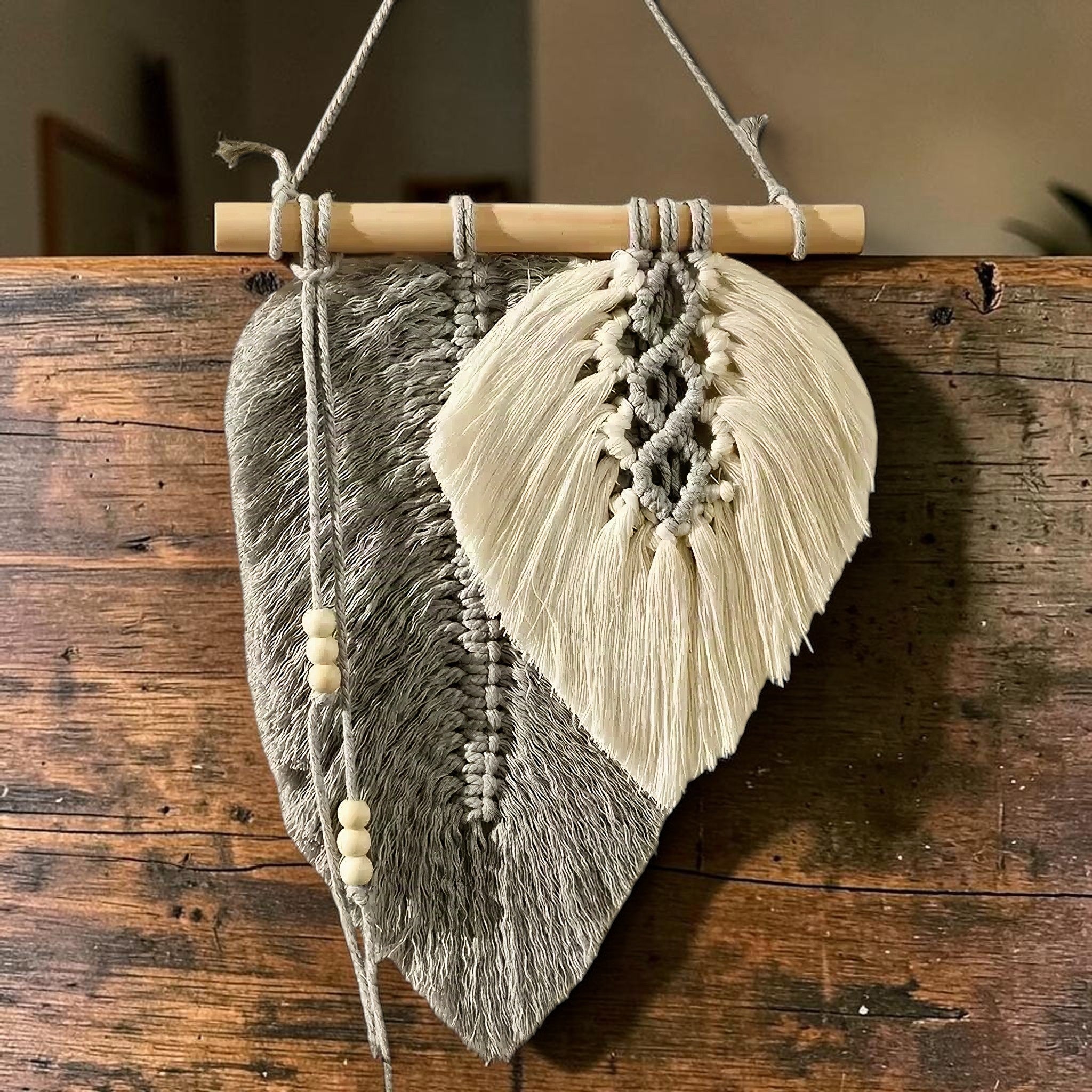 Macrame Leaf Wall Hanging