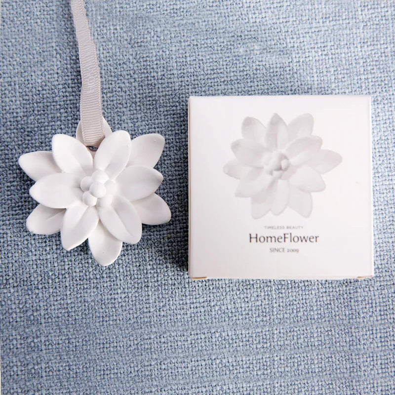 Aromeasy Ceramic Aromatherapy Air Freshener Home Decor Aroma Diffuser Mist Maker Diffuser with Aromatic Ribbon Home Decor