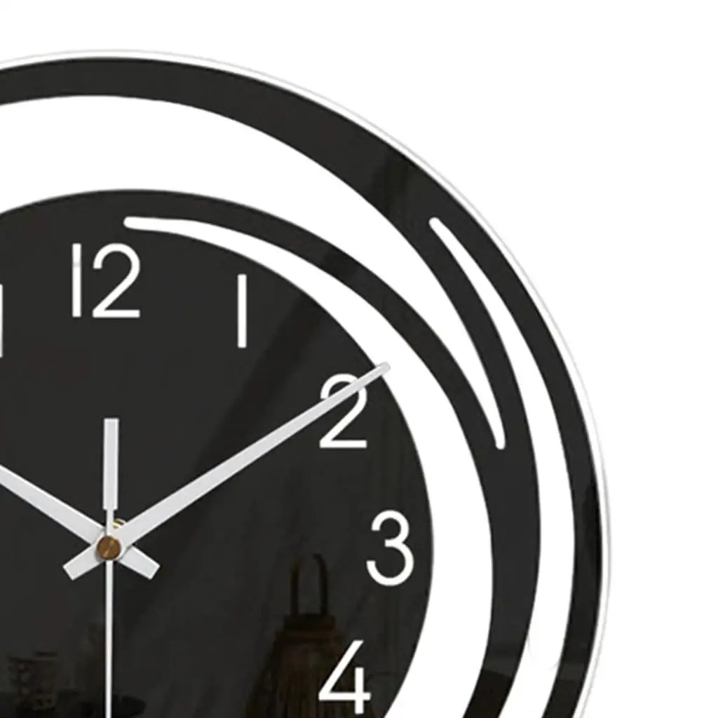 Shamjina Modern Wall Clock Decorative Acrylic Clock for Kitchen School