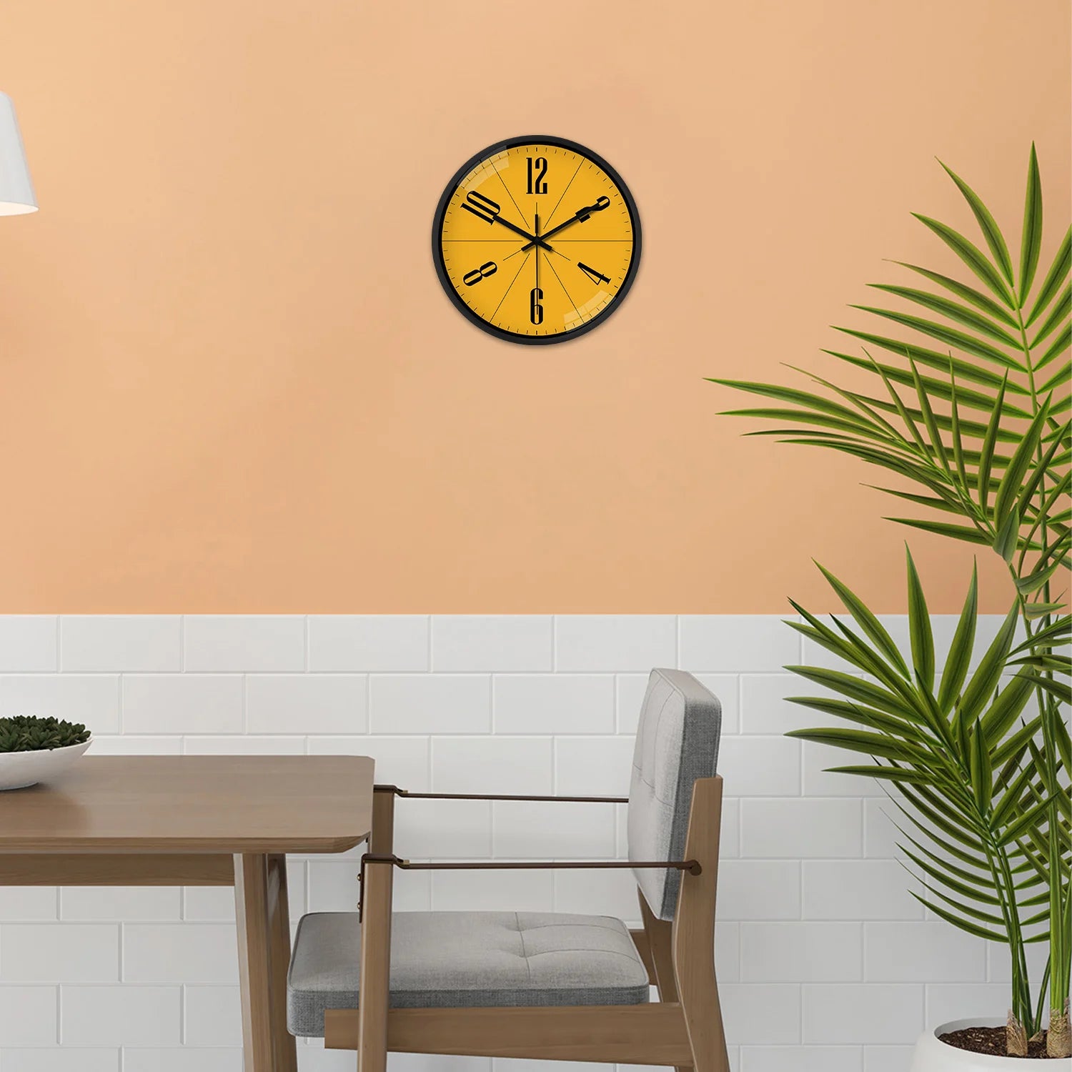 Creative Personality Modern Wall Clock Nordic Simple Wall Clocks Mute Home Bedroom Restaurant Living Room Decoration Clock