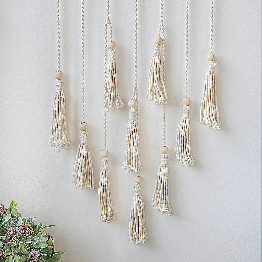 DIY Photo Display Macrame Wall Hanging Wall Pictures Boho Home Decor Kids Baby Room Decoration Gift Friend and Family