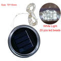 Solar Decorative Fairy Light Outdoor Waterproof Light Control Solar Power Glass Decorative Light Lid Accessories Solar Lamp Bead