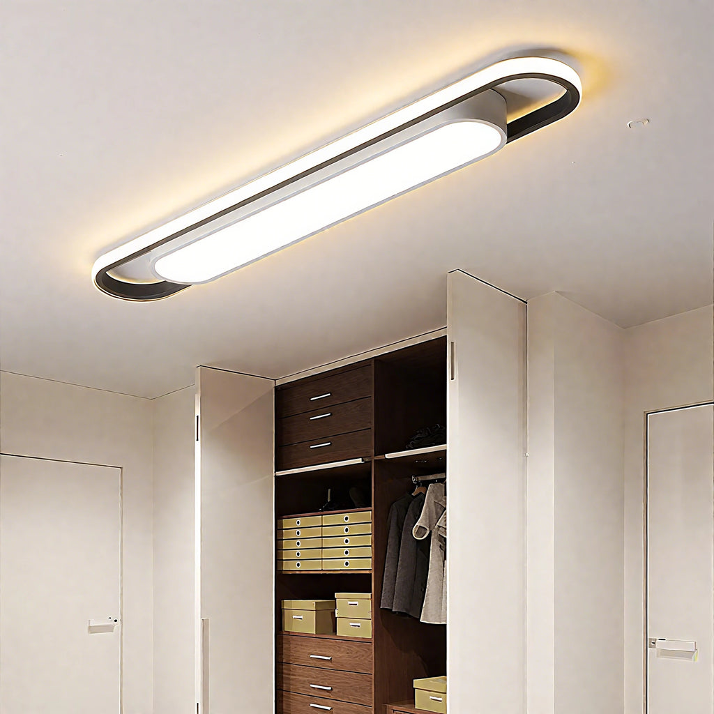 LED Ceiling Light 220V 41CM Rectangular Strip Light Modern Minimalist Home Decor Corridor Light for Stairwells Entrance Balcony