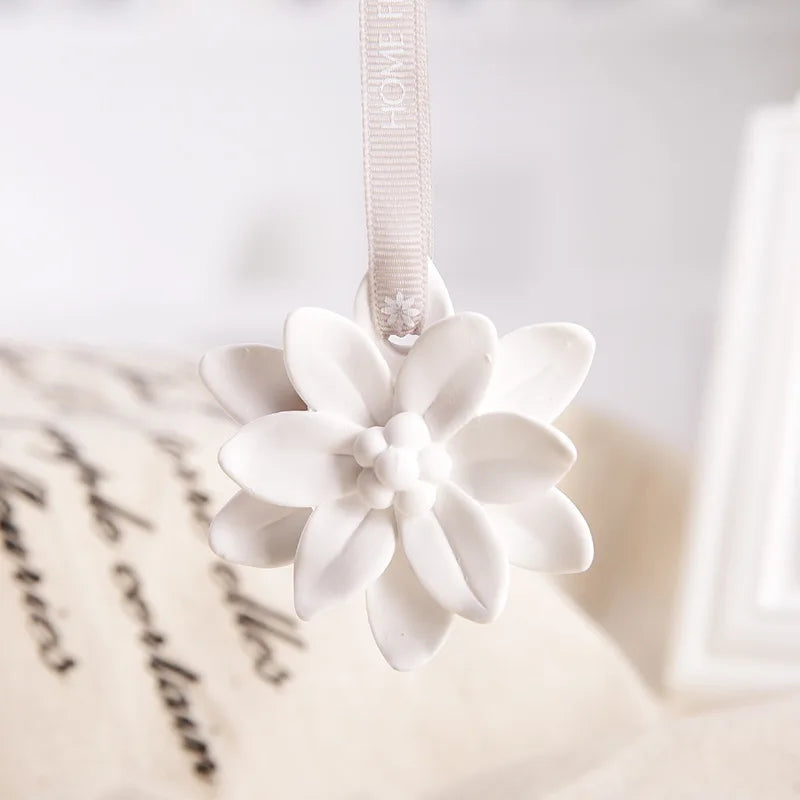 Aromeasy Ceramic Aromatherapy Air Freshener Home Decor Aroma Diffuser Mist Maker Diffuser with Aromatic Ribbon Home Decor