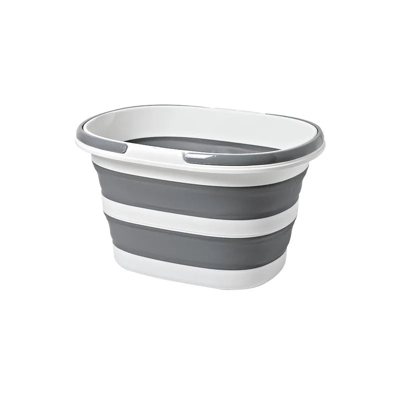 Portable Folding Basin Car Wash Bucket Household 16L Clean Bucket Bathroom Storage Basket for Washing Fishing Camping Basin