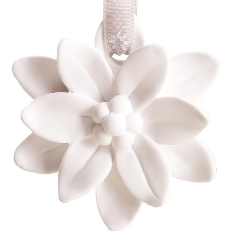 Aromeasy Ceramic Aromatherapy Air Freshener Home Decor Aroma Diffuser Mist Maker Diffuser with Aromatic Ribbon Home Decor