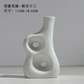 Ceramic Vase Flower Arrangement Dried Flowers Nordic Style Ins Simple Creative Hydroponic Flower Set Living Room Home Decoration