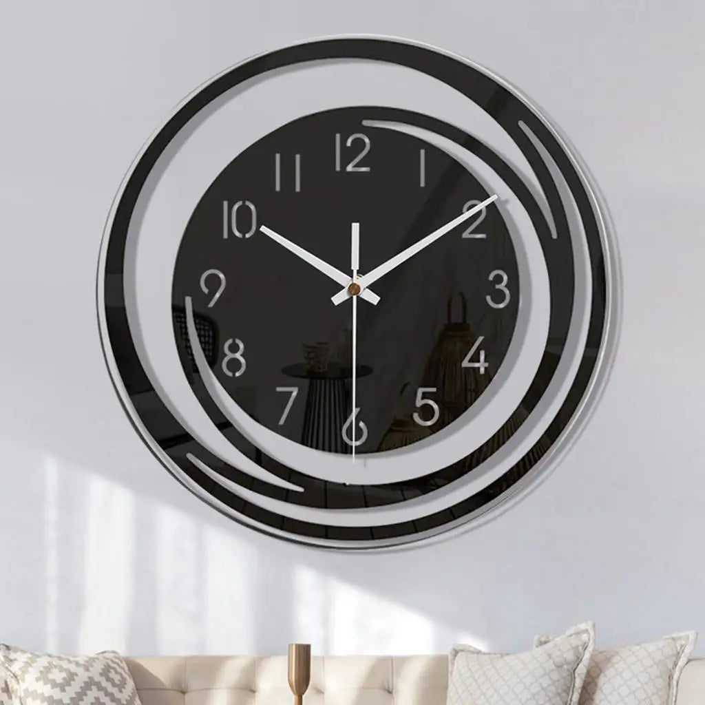 Shamjina Modern Wall Clock Decorative Acrylic Clock for Kitchen School