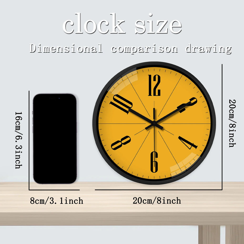 Creative Personality Modern Wall Clock Nordic Simple Wall Clocks Mute Home Bedroom Restaurant Living Room Decoration Clock