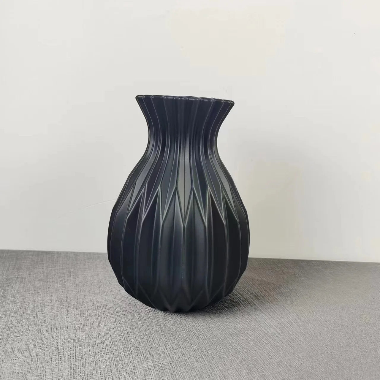1Pc Water Cultivation Imitation Ceramic Plastic Vase Living Room Plastic Home Vase, Modern Minimalist Home Decor