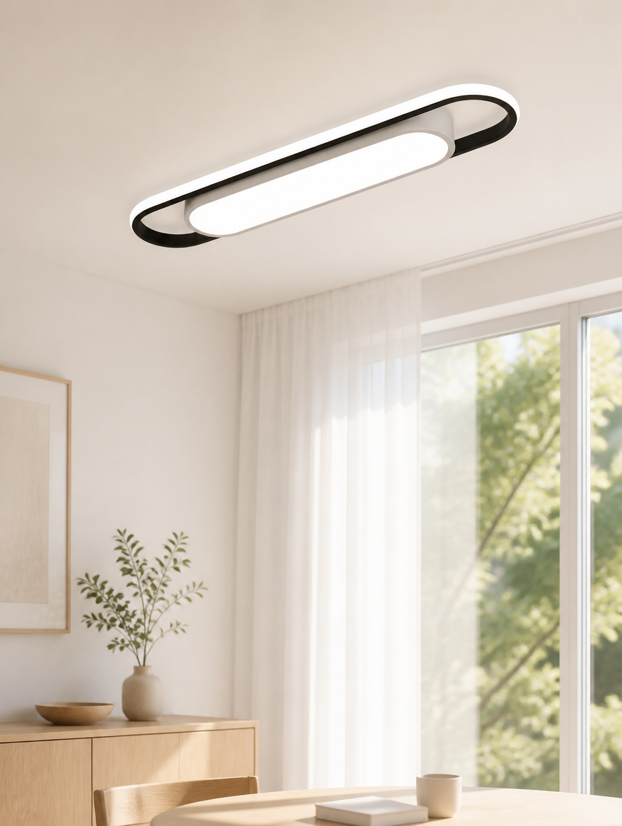 Minimalist LED Strip Ceiling Light