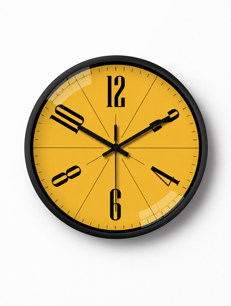 Nordic Mute Wall Clock