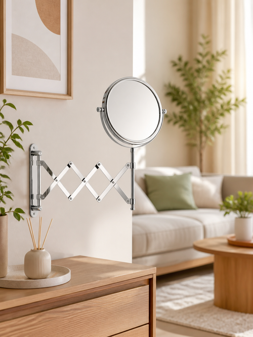 3X Magnifying Swivel Wall Mirror
