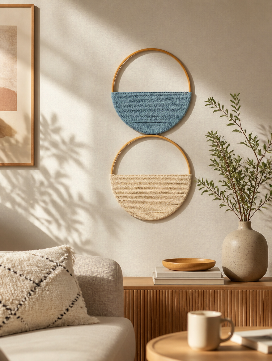Macrame Circle Wall Hanging (Set of 2)
