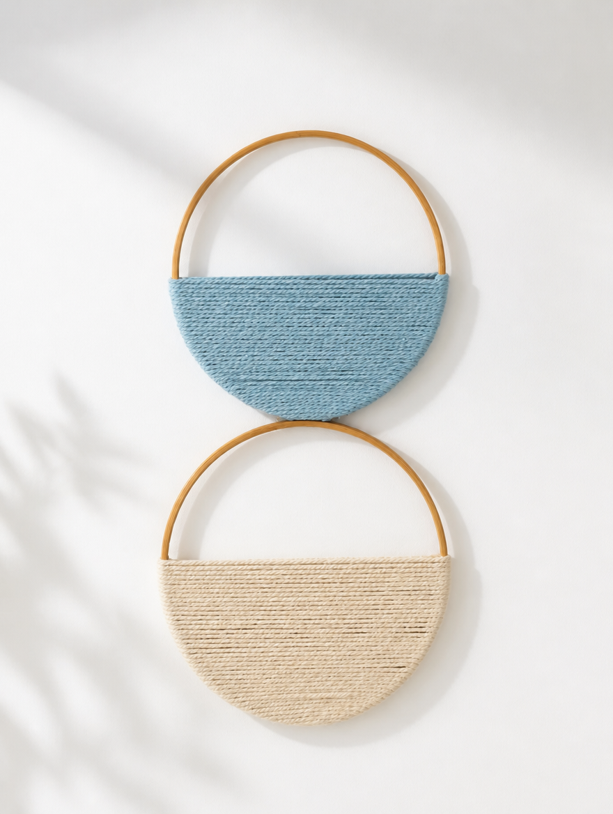 Macrame Circle Wall Hanging (Set of 2)