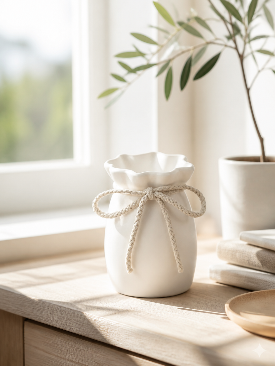 Bow Design Nordic Vase