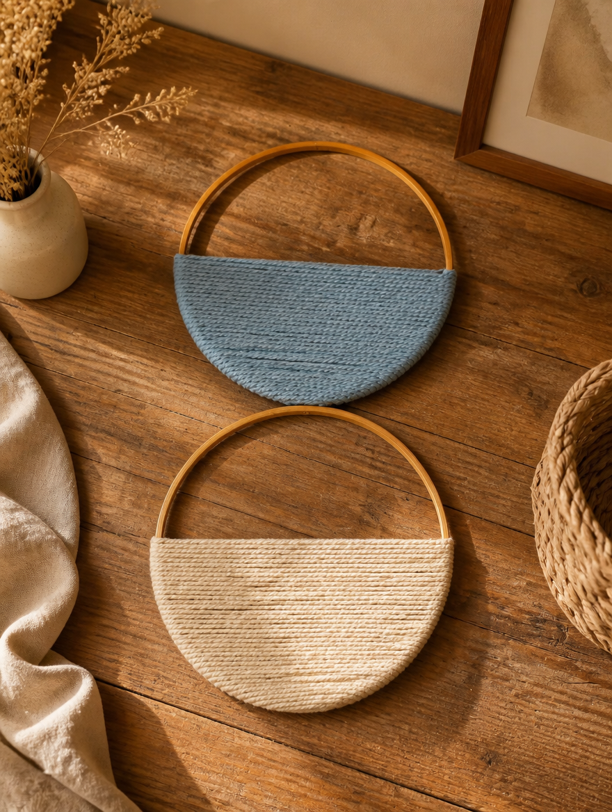 Macrame Circle Wall Hanging (Set of 2)
